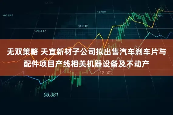 无双策略 天宜新材子公司拟出售汽车刹车片与配件项目产线相关机器设备及不动产